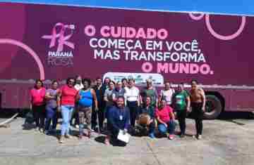 Guaraniaçu - Mulheres realizam exames de mamografia em ação especial de saúde